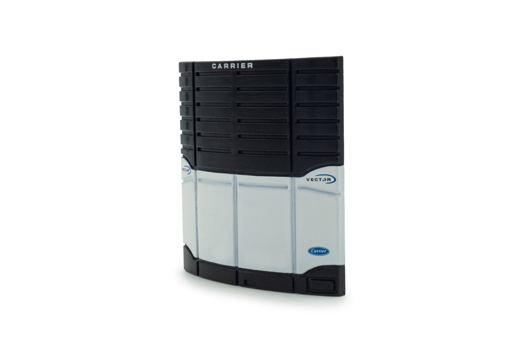 Zwart/witte Carrier miniatuur koeler in schaal 1:50