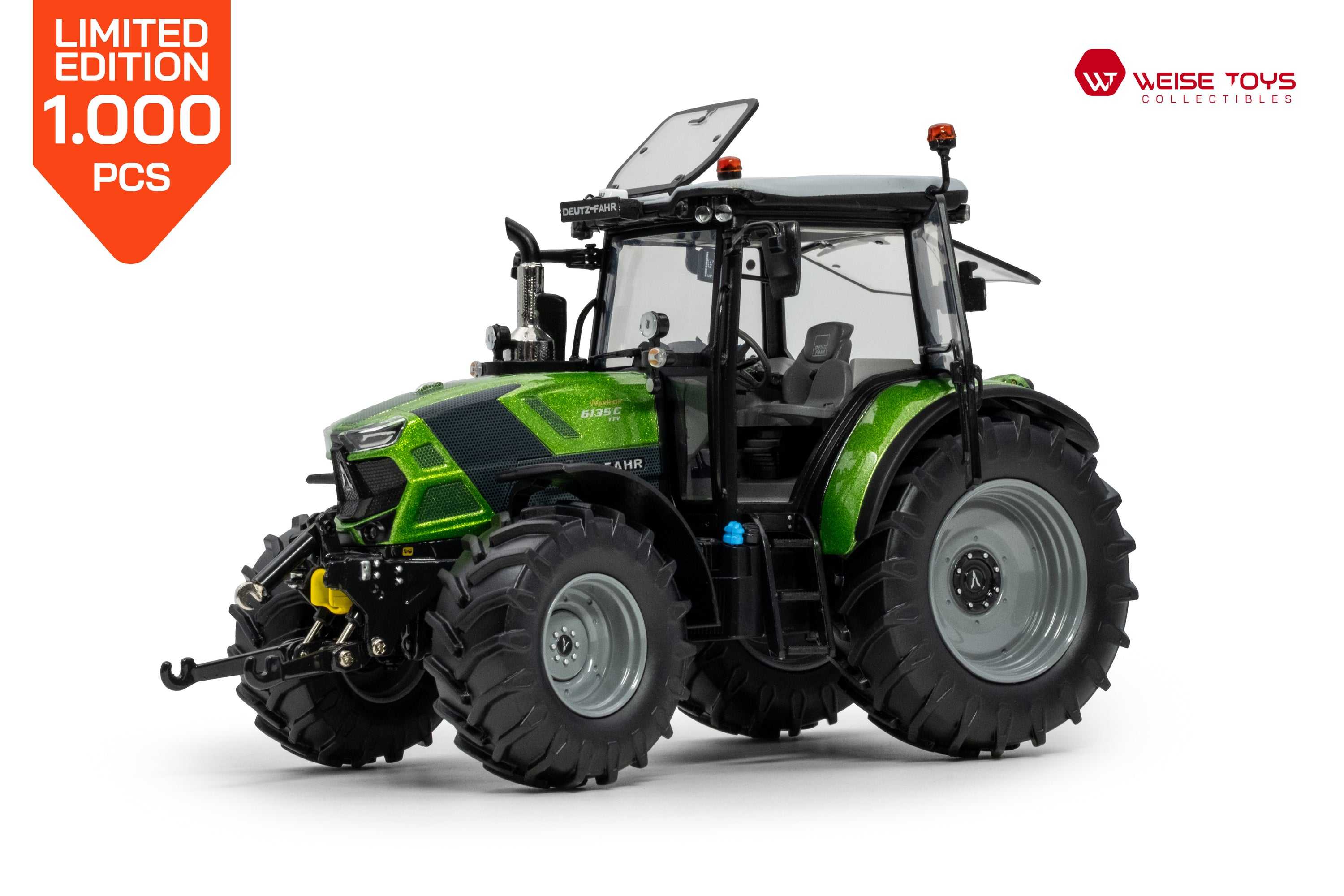 Deutz-Fahr 6135 C TTV Warrior  miniatuur tractor in de kleur Java Green in schaal 1:32 van het merk Weise Toys