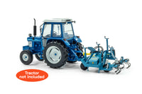 een blauwe Imants Asparagus IRF III miniatuur Asperge-krachtfrees in schaal 1:32 van het merk Universal Hobbies