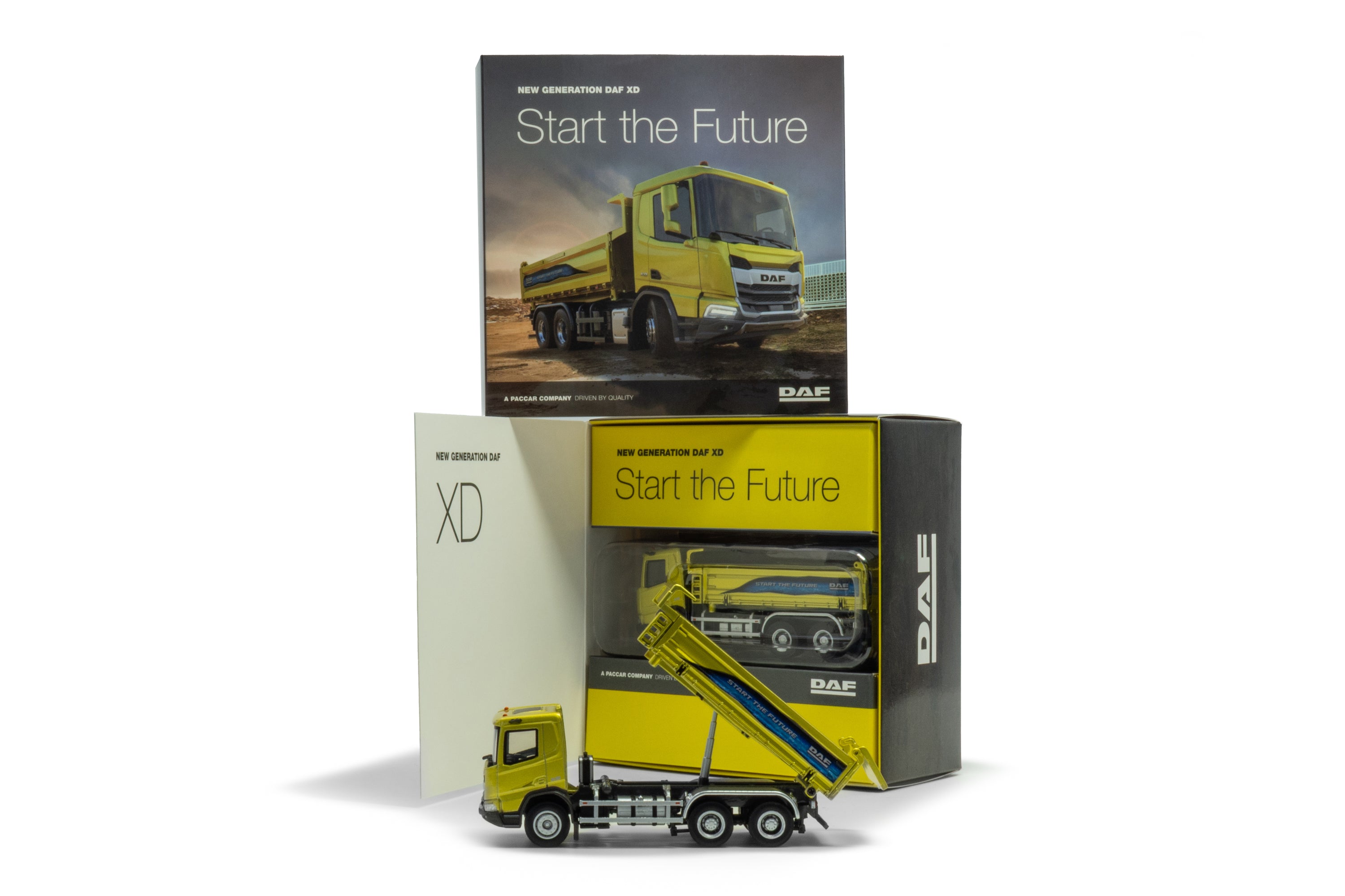 DAF XD Kipper Tuscan Yellow