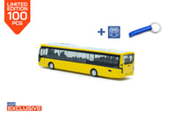 Gele VDL Citea LLE miniatuurbus in schaal 1:87. In de uitvoering BVG Berlin, Lijn 247 bestemming U Leopoldplatz