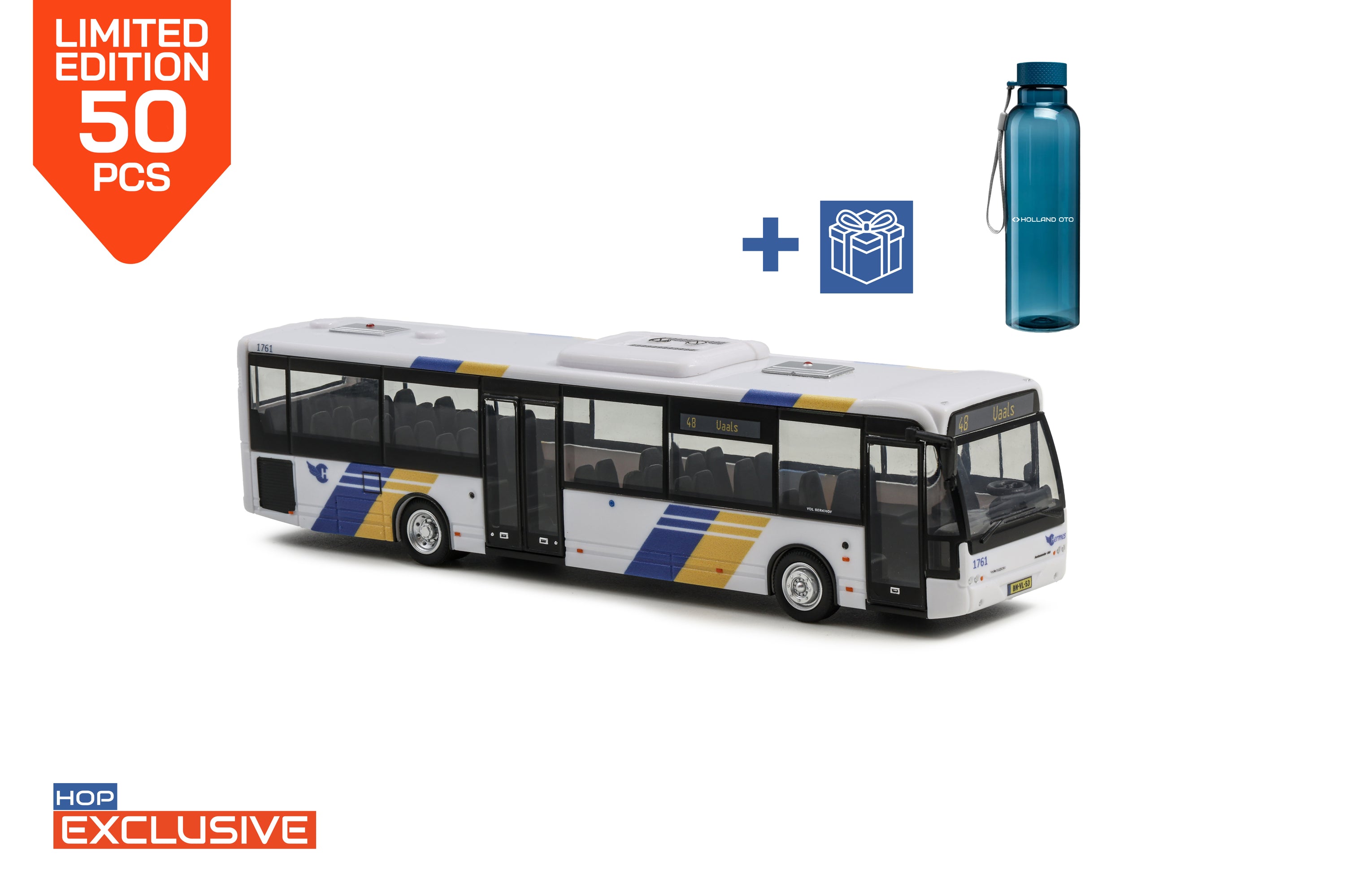Prachtig schaalmodel (1:87) van de VDL Ambassador - Hermes Lijn 48 Vaals. HOP Exclusive model van 50 stuks